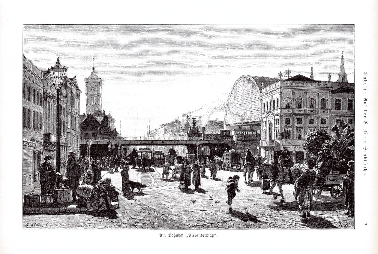 Na stanici Alexanderplatz od G. Heuer
