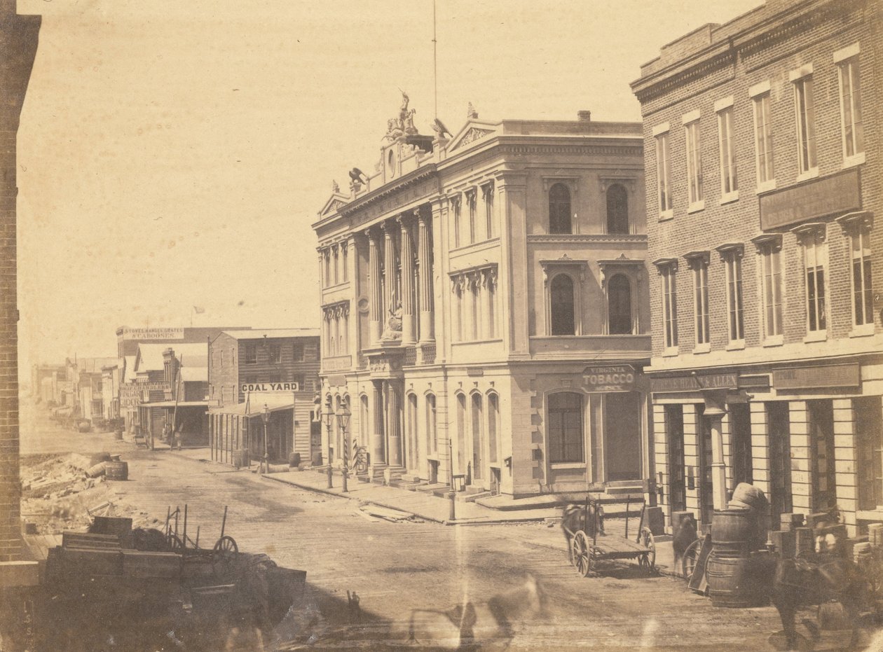 (Burza obchodníků, na Battery Street) od G. R. Fardon