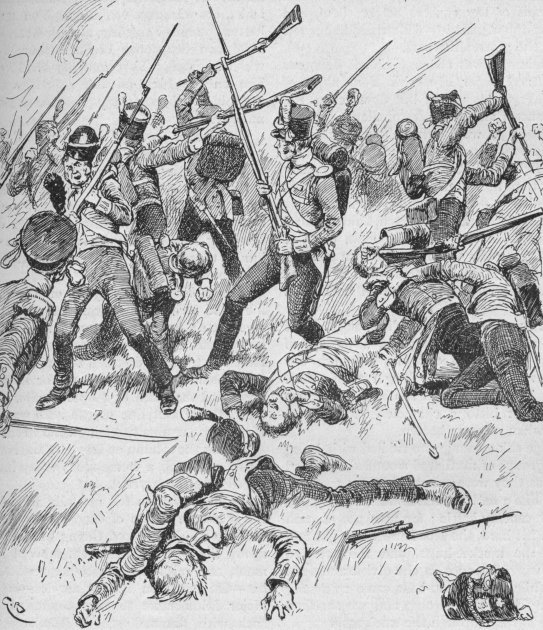 Veškerá formace byla ztracena a každý muž bojoval sám za sebe, 1902 od GB