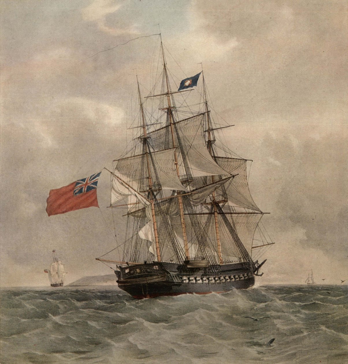 HMS Pomone od G.F. St. John