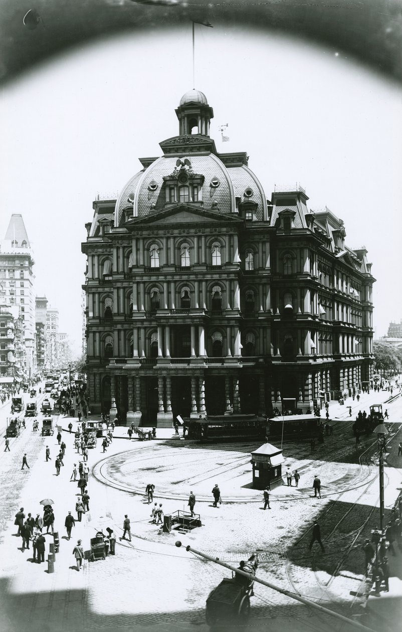 Old Post Office, Broadway and Park Row, New York City, c.1900 od G.P. Hall und Sohn