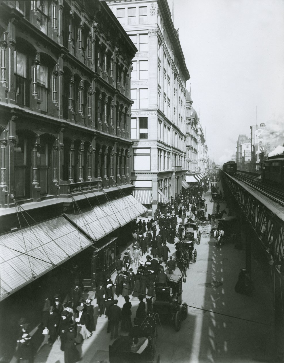 Sixth Avenue mezi 23. a 18. ulicí, New York City od G.P. Hall und Sohn