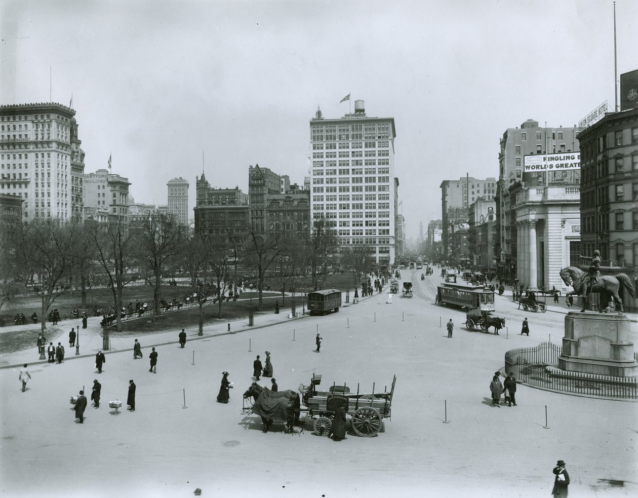 Union Square, New York City od G.P. Hall und Sohn