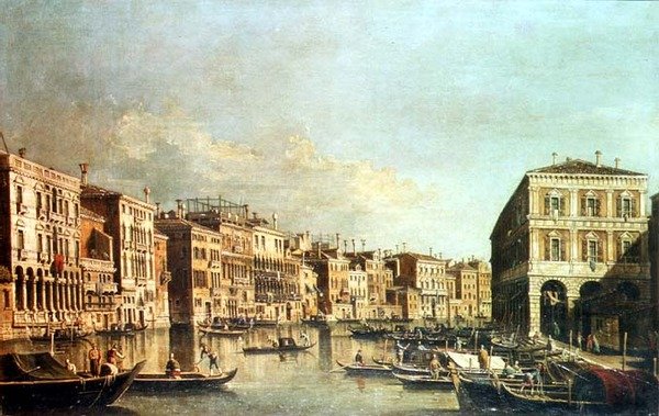Canal Grande, Benátky od G. (Follower of A. Canaletto) Canaletto