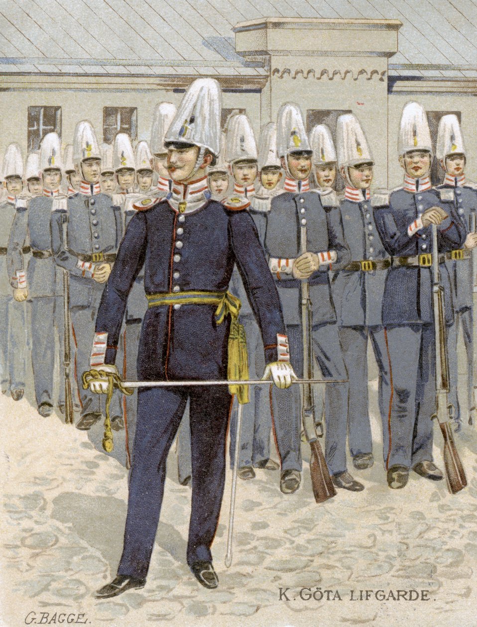 Švédská záchranná služba, Stockholm, Švédsko, 1901 od G Bagge