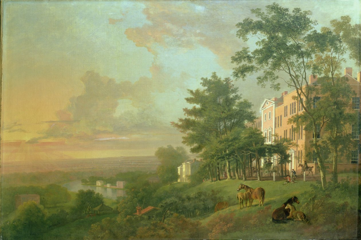 Pohled z terasy, Richmond Hill od G. Barrett