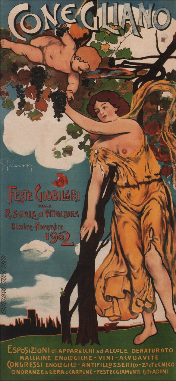 Conegliano - Jubilejní oslavy Královské vinařské školy, 1902 od G. Del Colle and G. Talamini