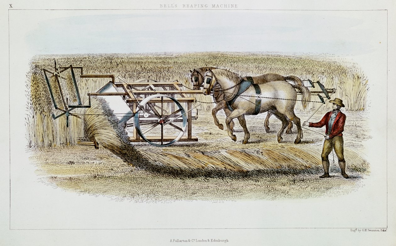Stroj na sklizeň zvonů, 1851 od G. H. Swanston