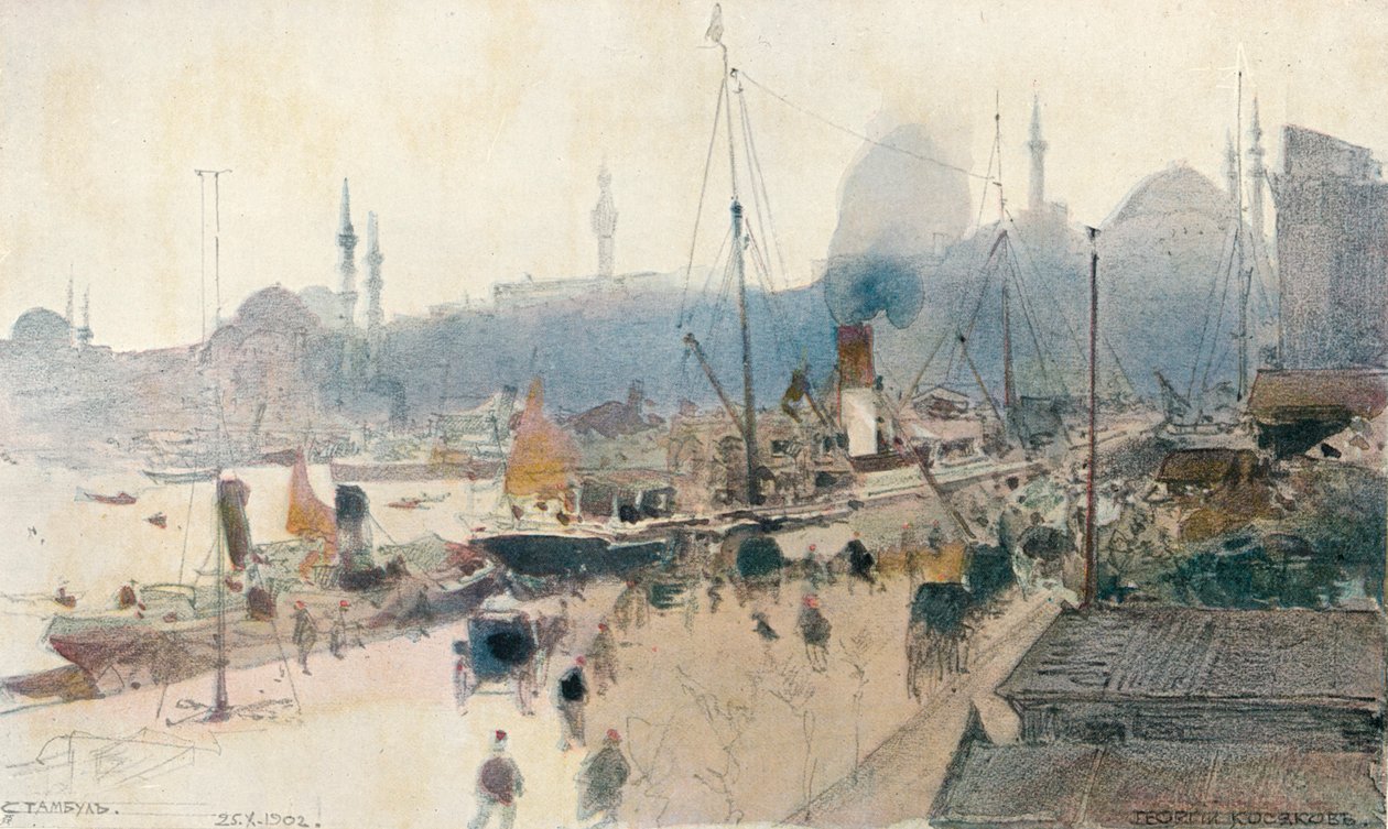The Quay, Stamboul, 1902, 1906 od G Kossiakoff