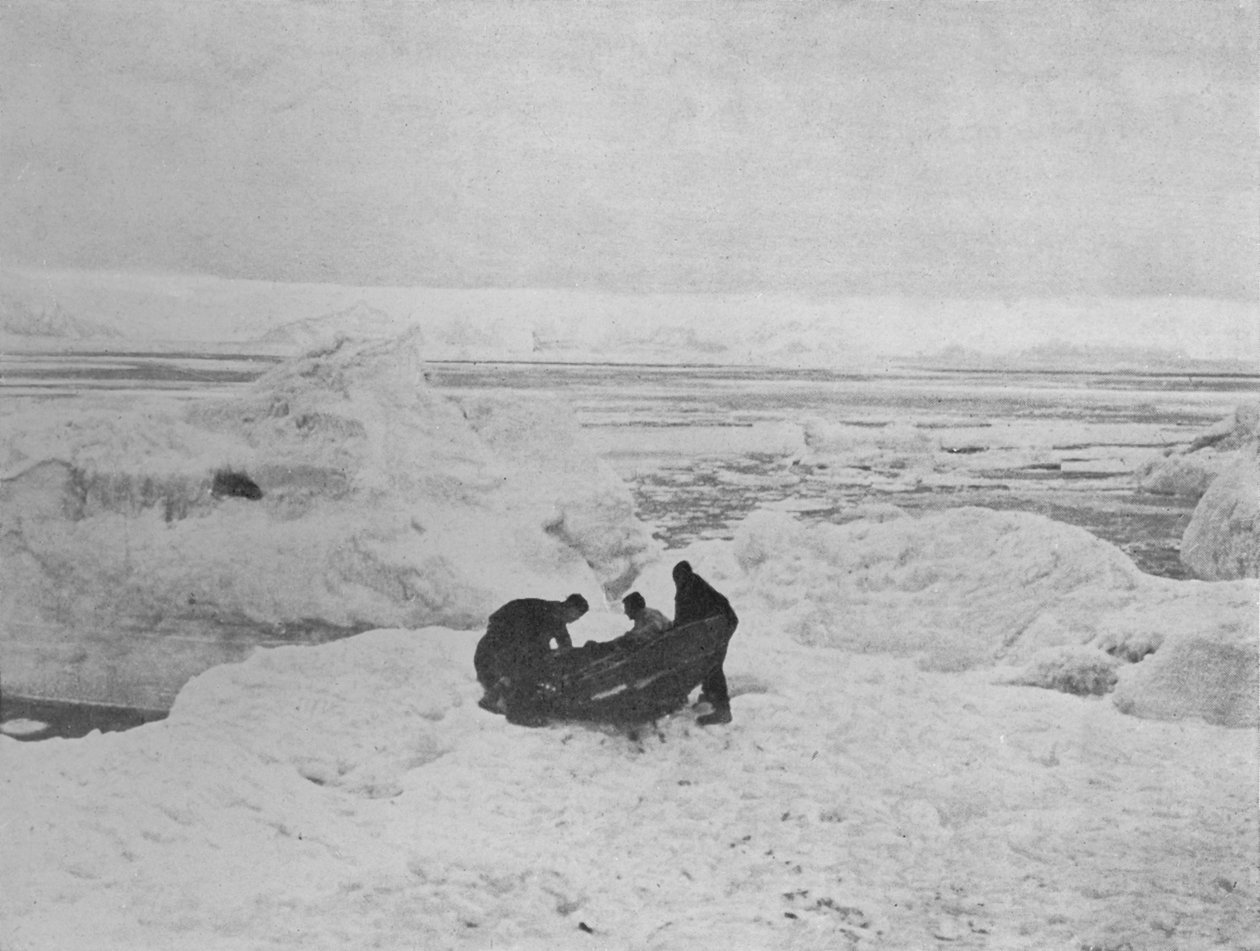 Uvedení kočárku, c1911, 1913. od G. Murray Levick