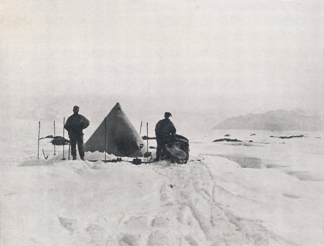 Levicks Camp Among Crevasses, 1912, 1913 od G. Murray Levick