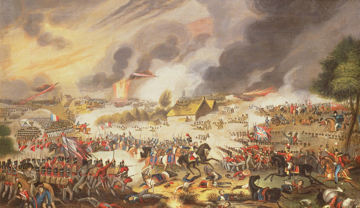 Bitva u Waterloo, 18. června 1815, 1842 od G. Newton
