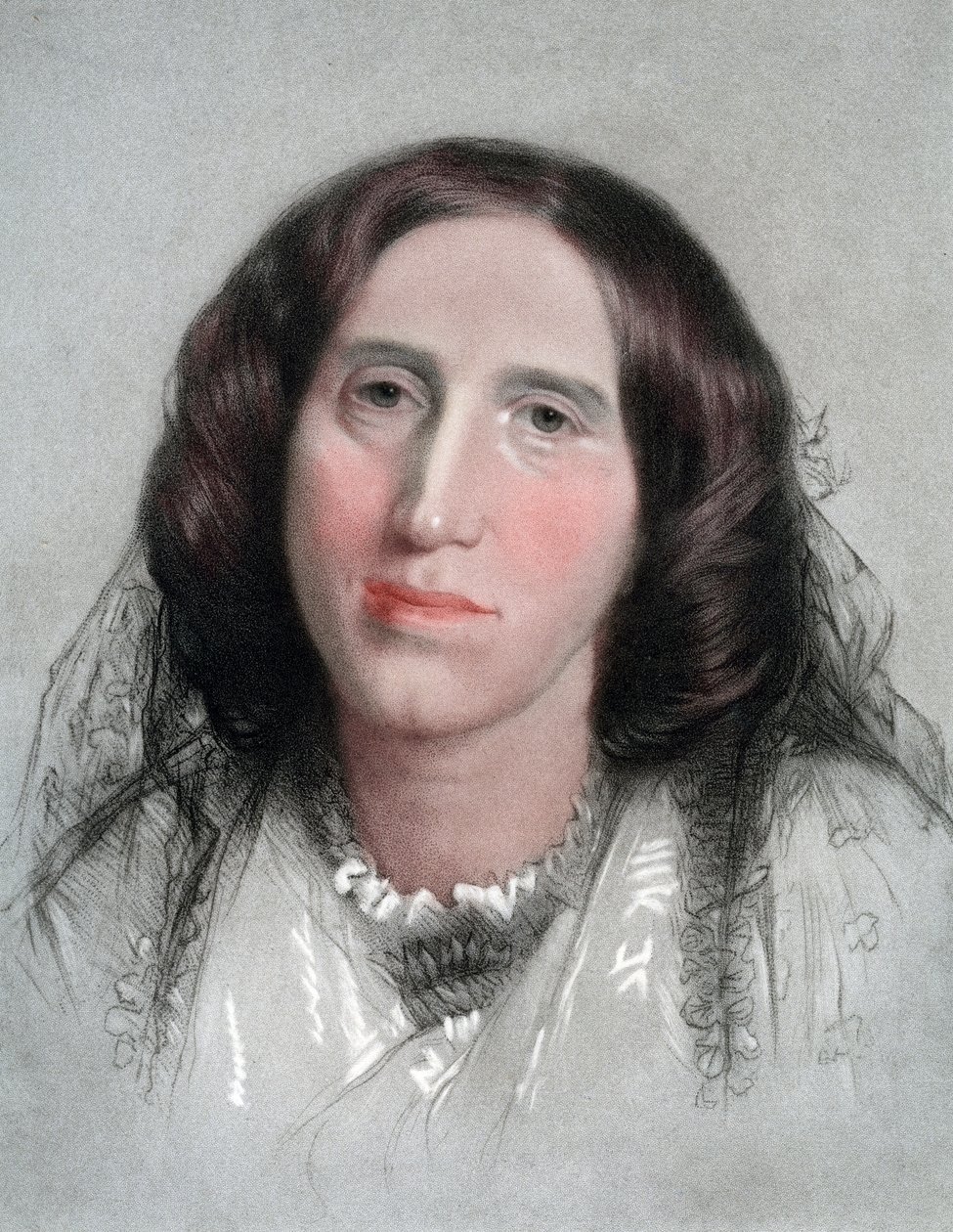 George Eliot , anglický romanopisec, 19. století od G Sidney Hunt
