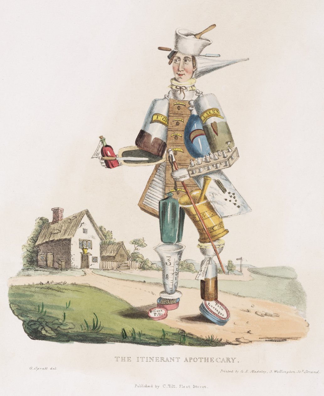 Potulný lékárník, 1830 od G. Spratt