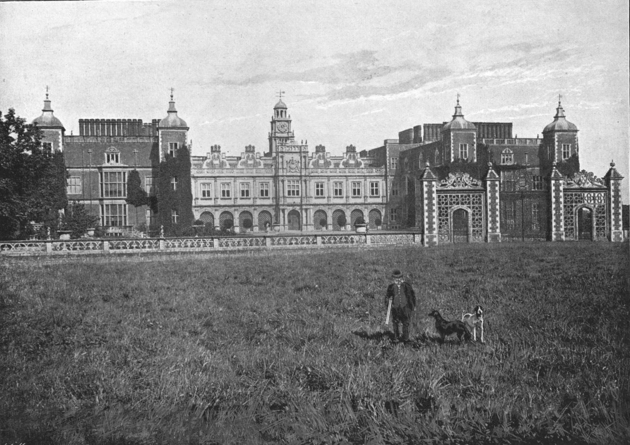 Hatfield House, jižní fronta, c1900 od G. W. Wilson and Company