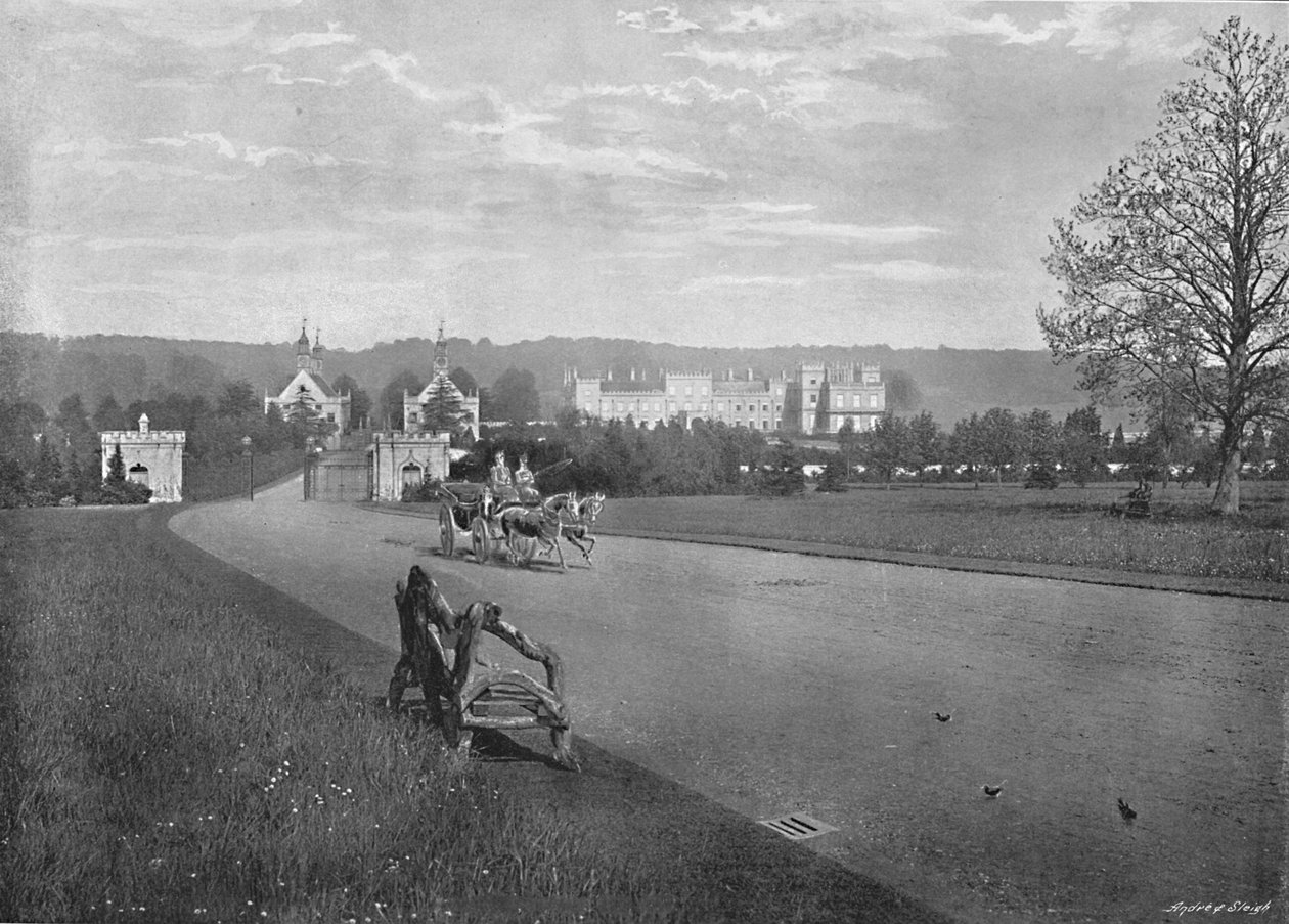 Welbeck Abbey, c1896 od G. W. Wilson and Company