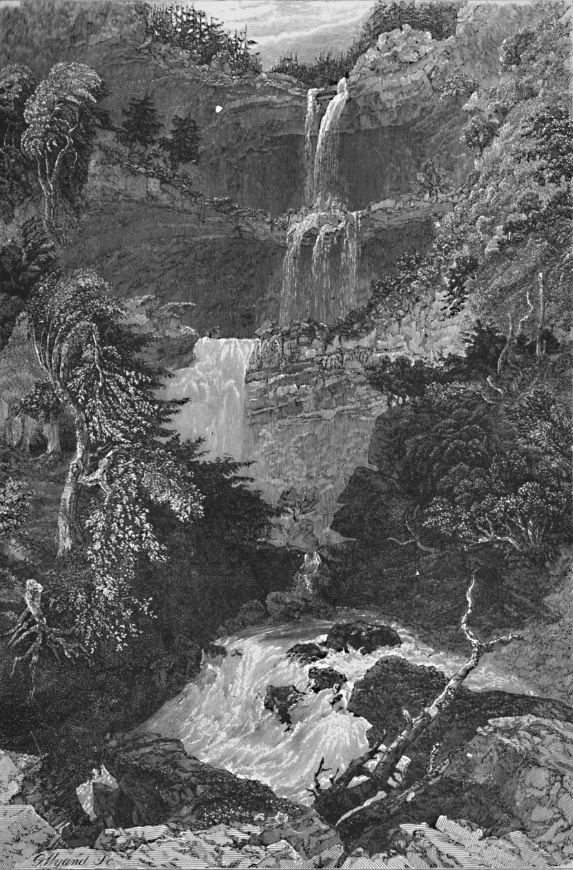 Panorama Trenton Falls, 1883 od G. Wyand