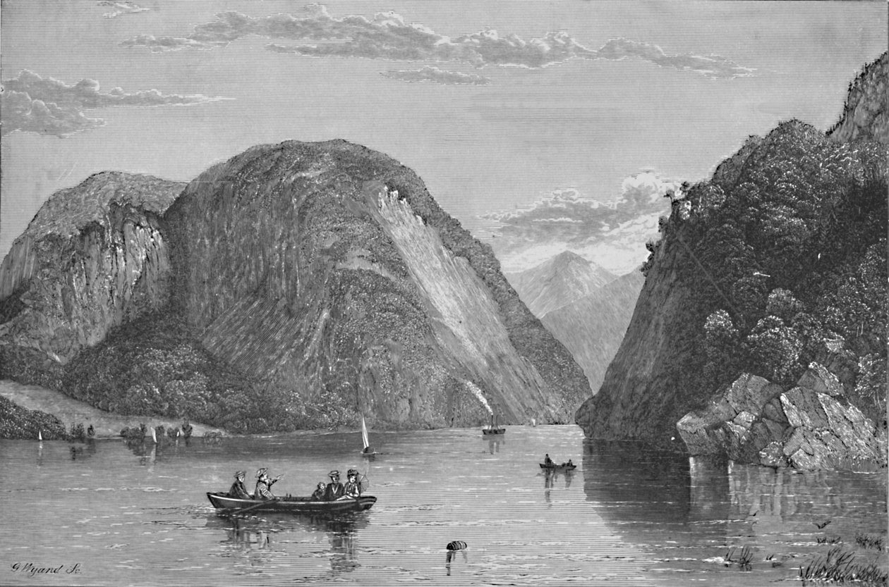 Rogers Slide, Lake George, 1838, 1883 od G. Wyand