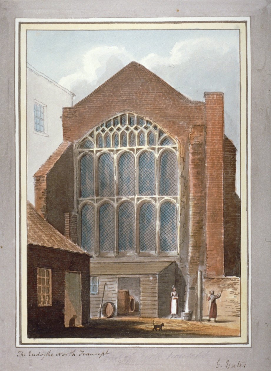 Southwark Cathedral, Londýn, 1825 od G Yates