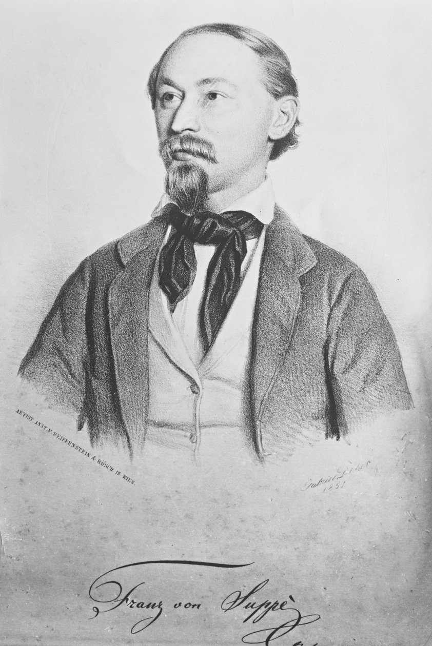 Franz von Soup (1819-95), rakouský skladatel od Gabriel Decker