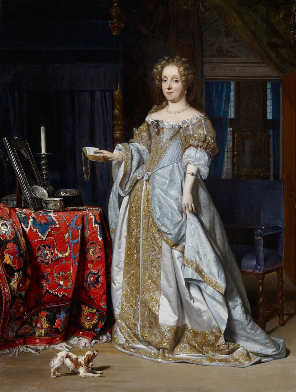 Portrét dámy od Gabriel Metsu