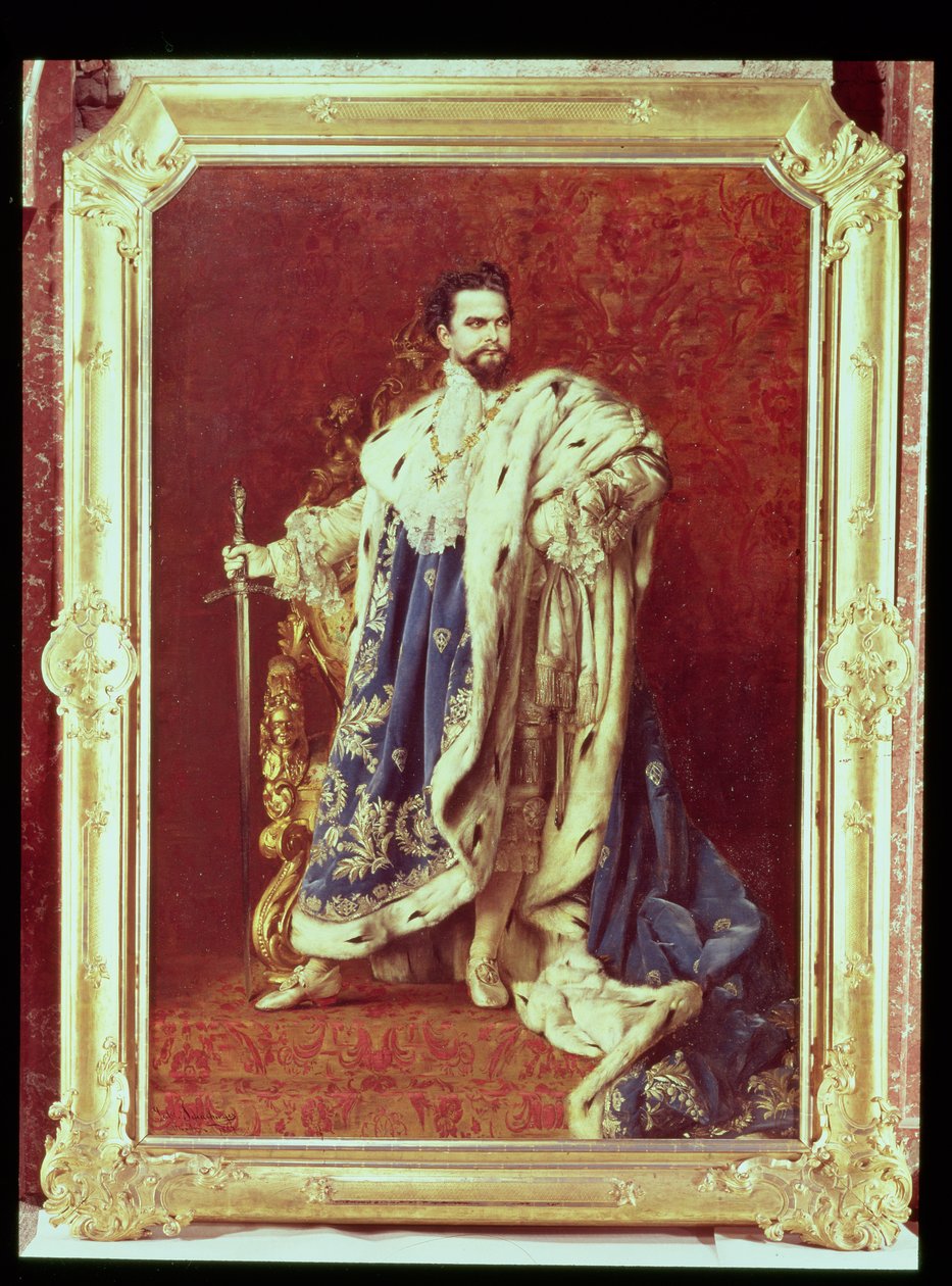Ludwig II (1845-86) 1887 od Gabriel Schachinger