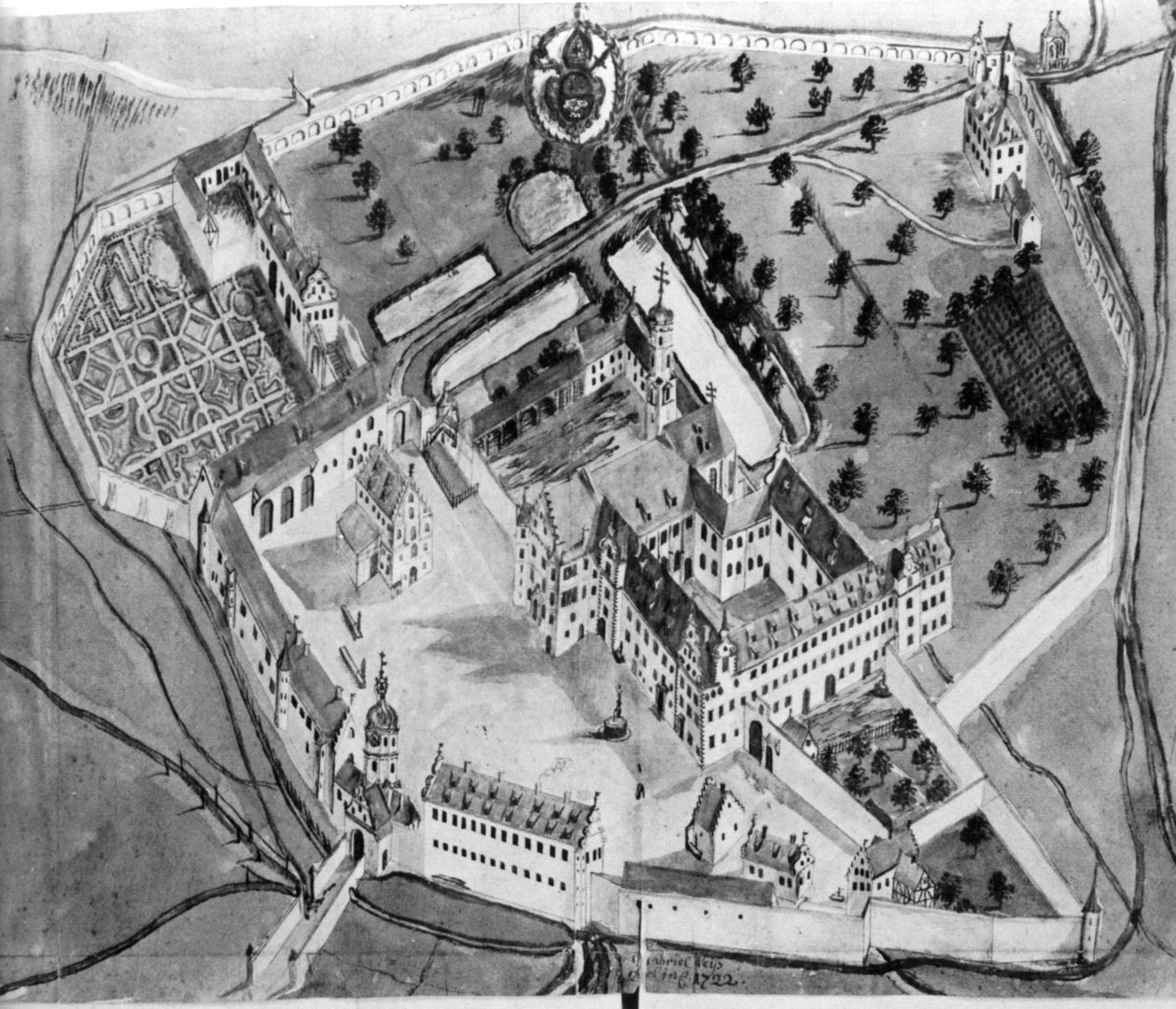 Opatství Schussenried, 1722 od Gabriel Weiss