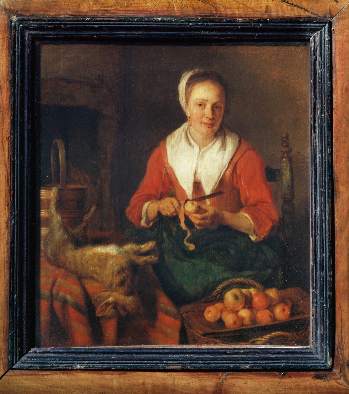 La peleuse de pommes - Jablečný pekař... od Gabriel (attr. to) Metsu