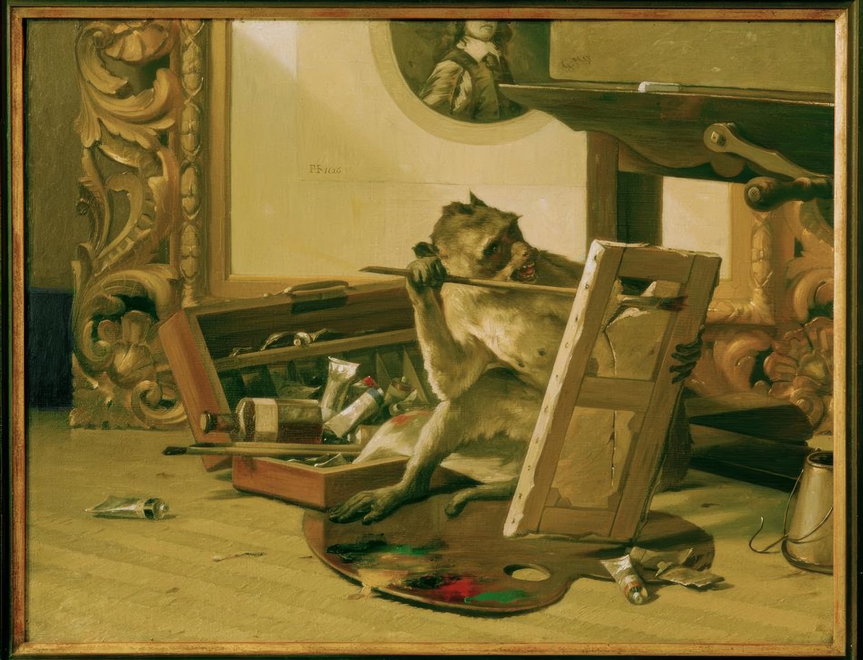 Kritik, obraz Gabriel von Max od Gabriel Cornelius Ritter von Max