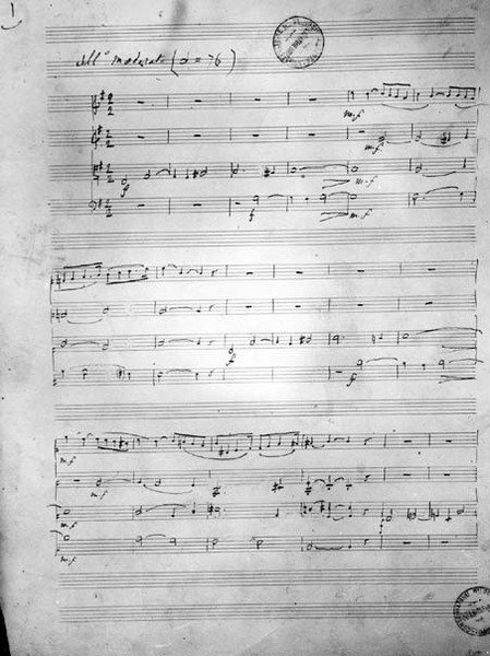 Hudba pro smyčcové kvarteto, Opus 121, 1924 od Gabriel Faure