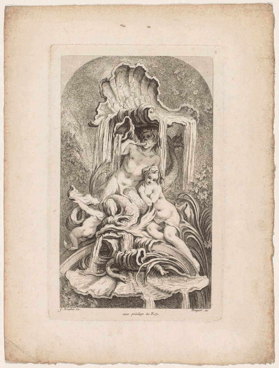 Kniha fontán: č. 2, c. 1736. od Gabriel Huquier