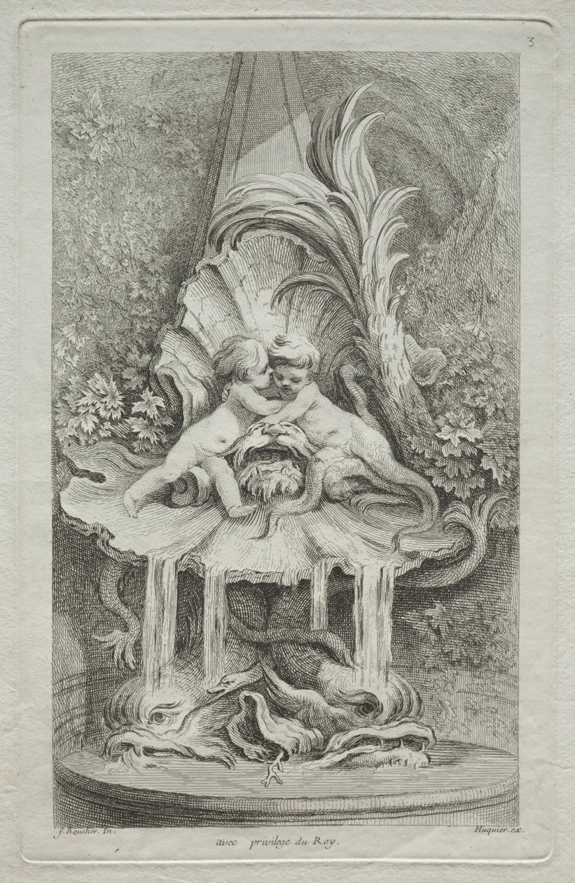 Kniha fontán: č. 3, c. 1736. od Gabriel Huquier