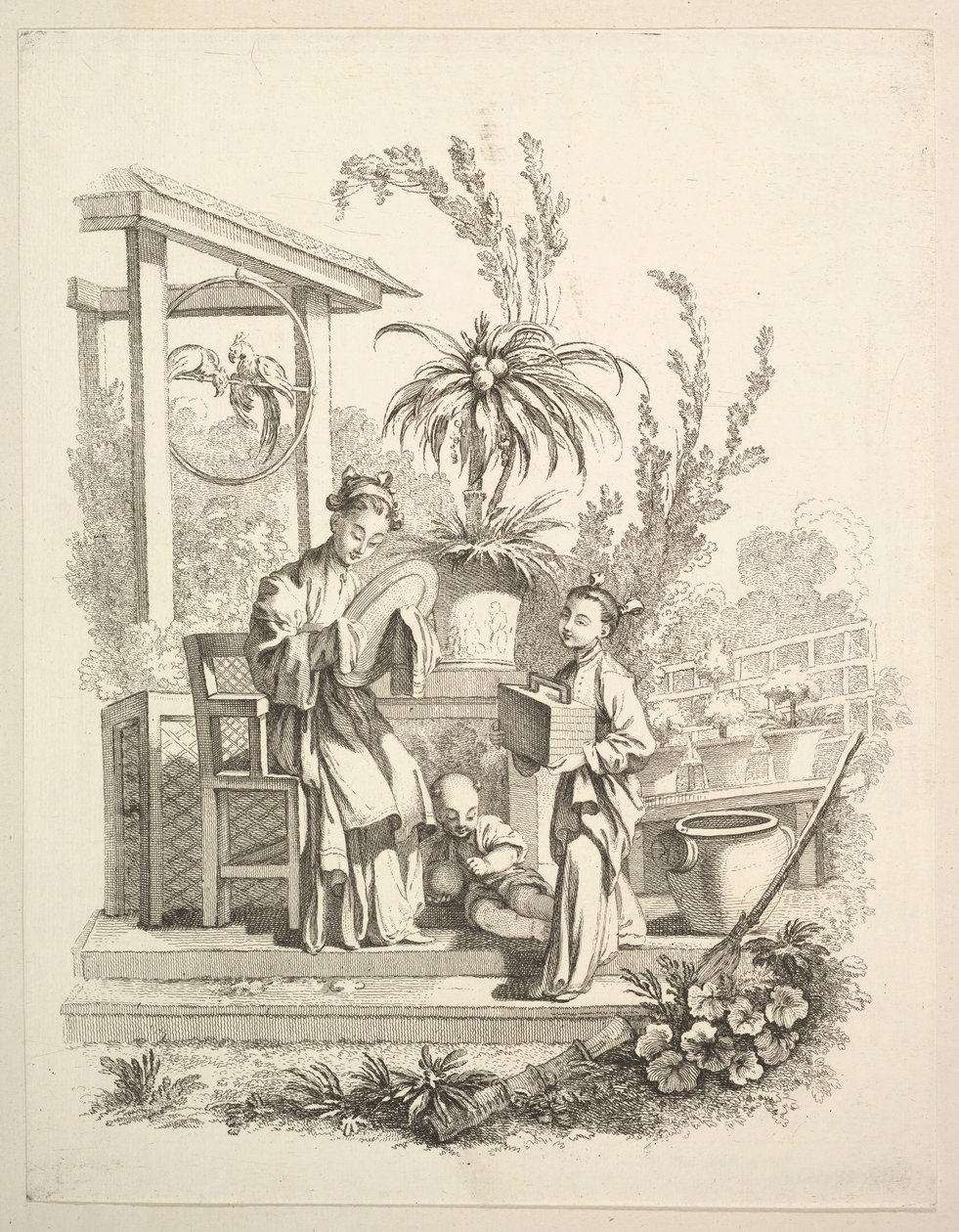 Toaleta, ca. 1742. od Gabriel Huquier