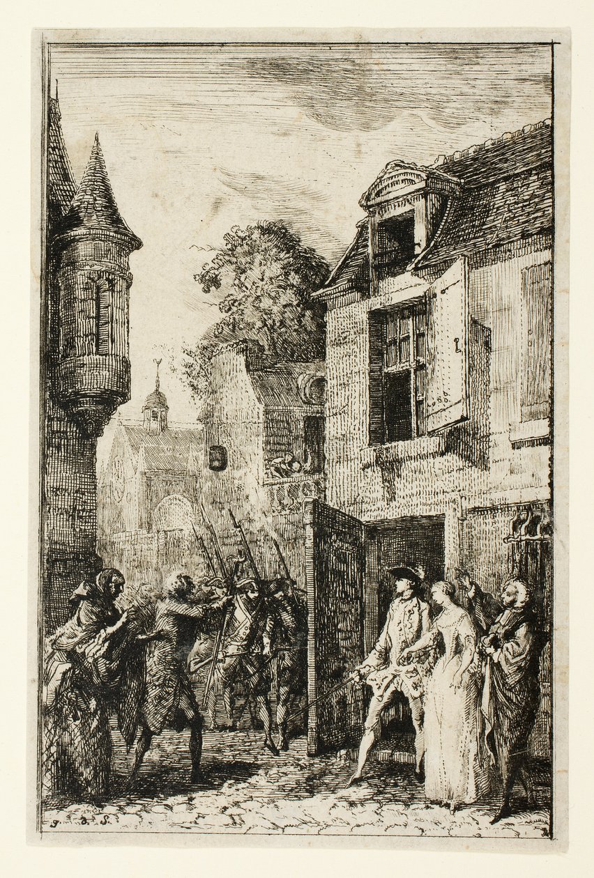 Člověk na to vůbec nemyslí od Gabriel Jacques de Saint Aubin