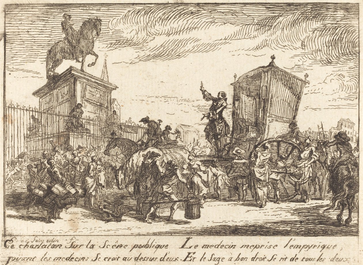 Šarlatán (Le šarlatán) od Gabriel Jacques de Saint Aubin