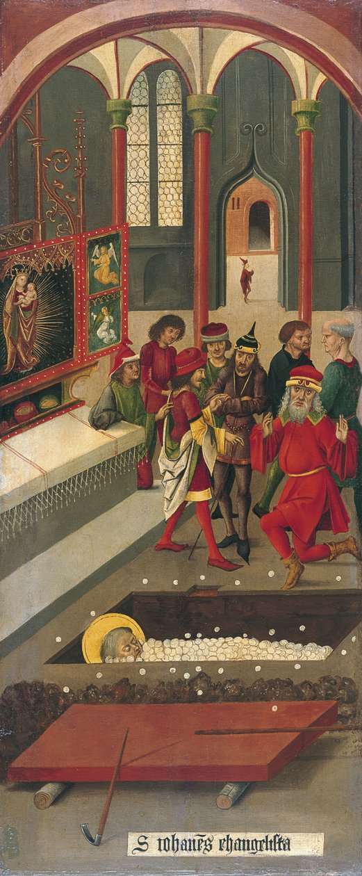 Zázrak hostie u hrobu svatého Jana, 1478 od Gabriel Mälesskircher