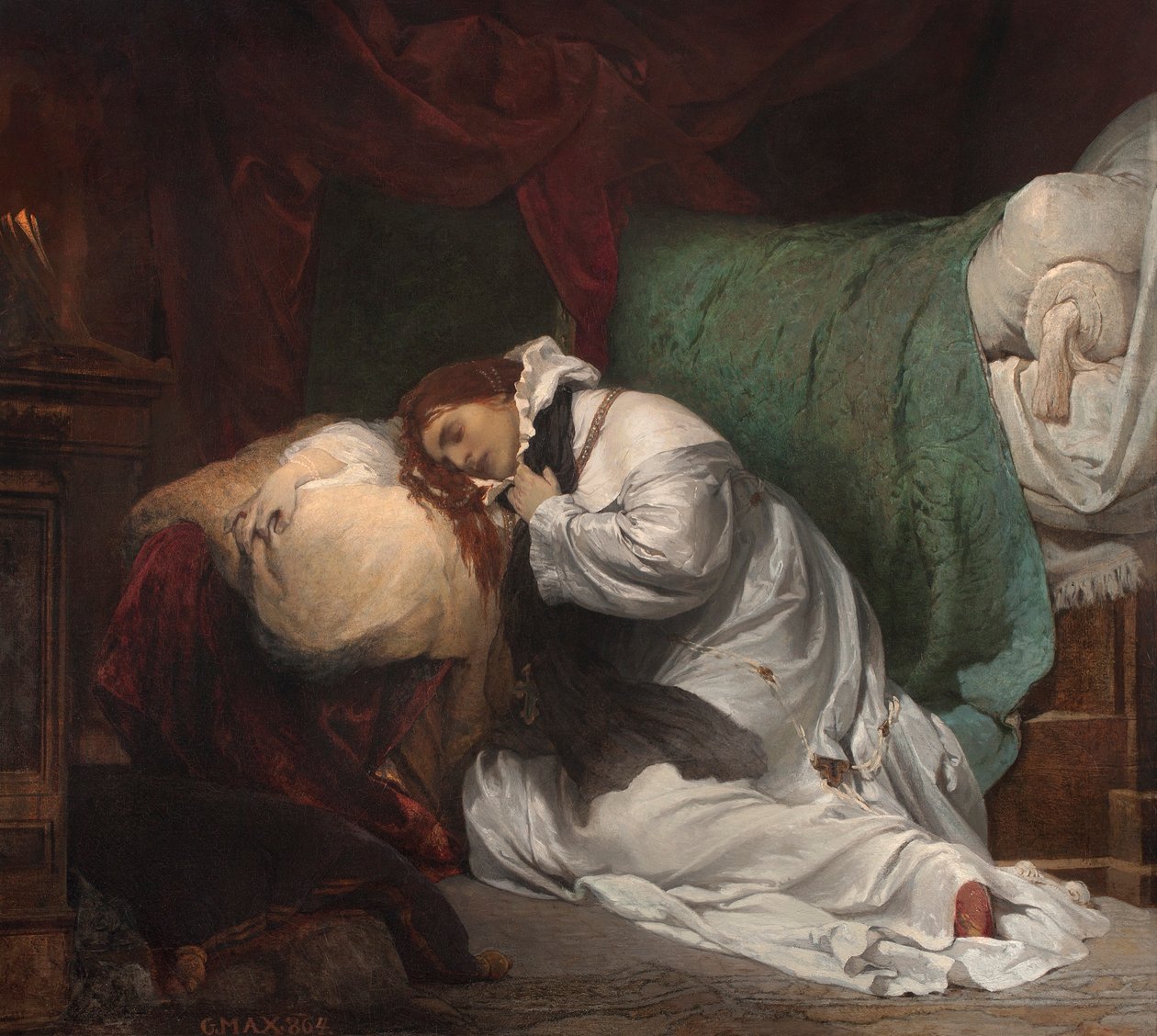 Umučení svaté Ludmily, 1864 od Gabriel Max