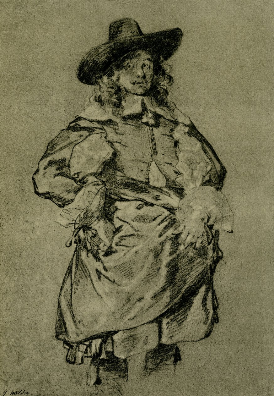 Portrét mladého muže od Gabriel Metsu