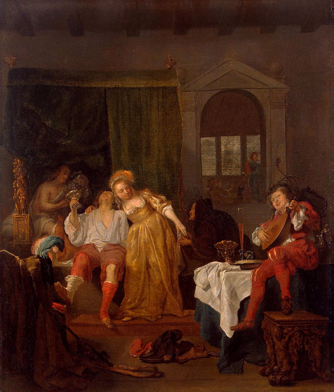 Podobenství o marnotratném synovi, 40. léta 17. století. od Gabriel Metsu