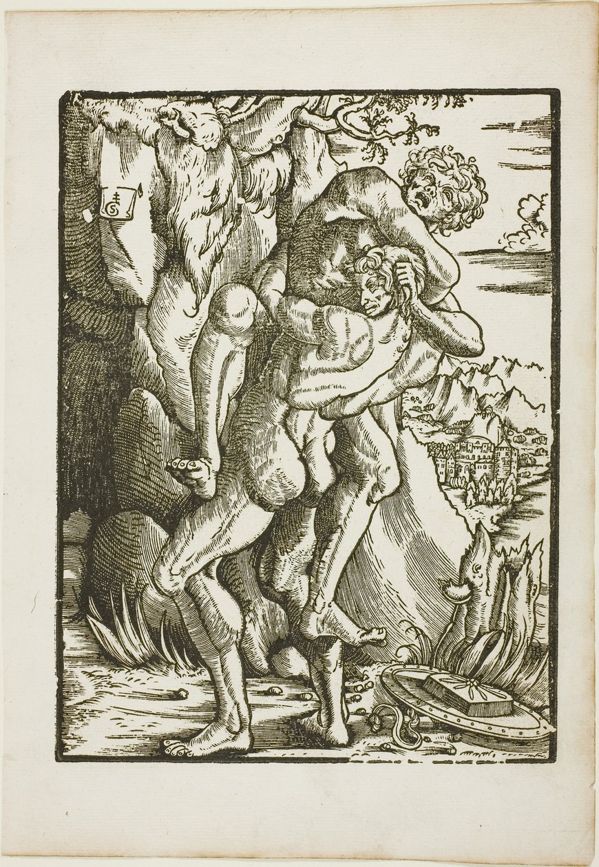 Práce Herkula: Herkules a Antaeus od Gabriel Salmon