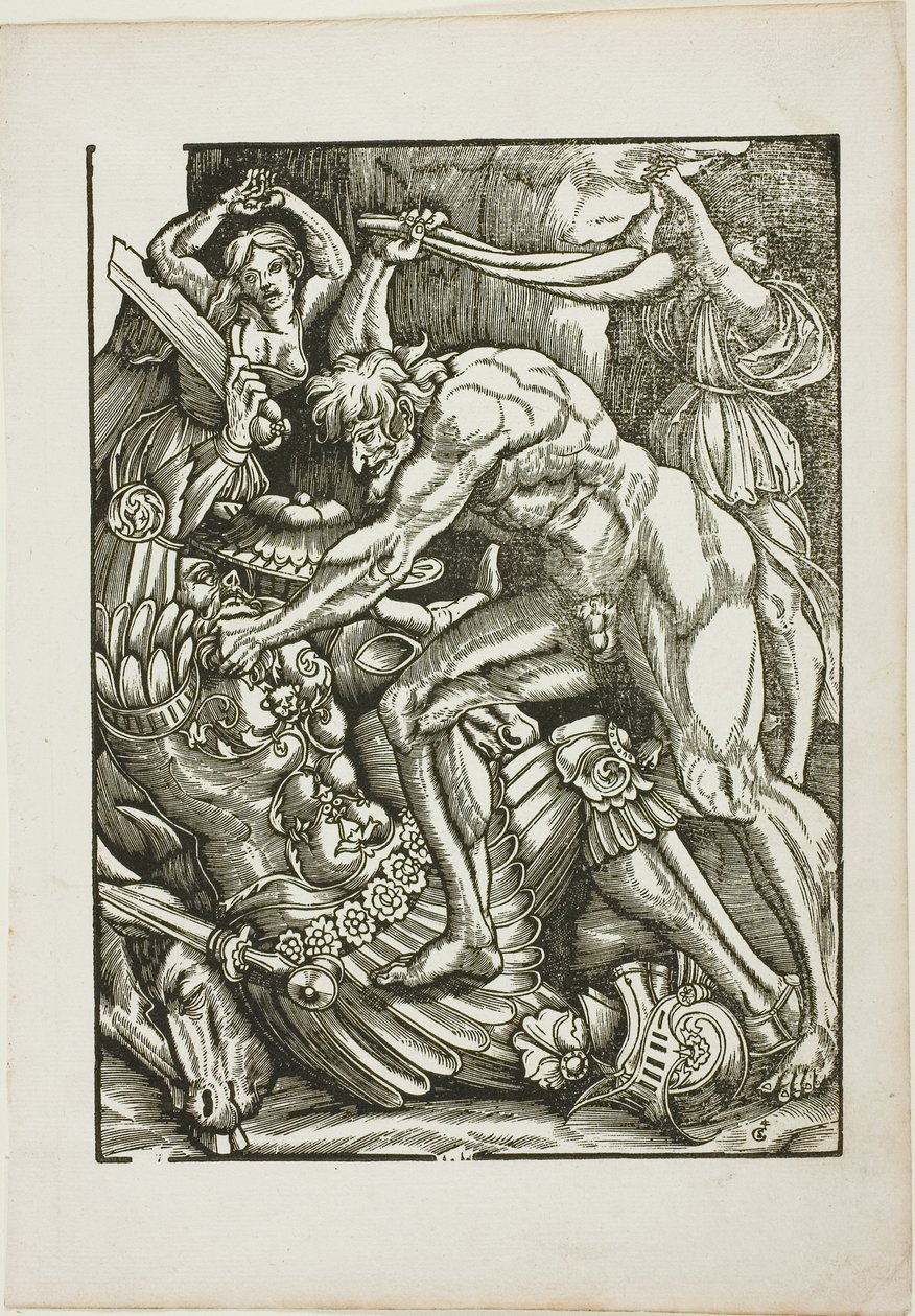 The Labors of Hercules: Hercules and Cacus od Gabriel Salmon