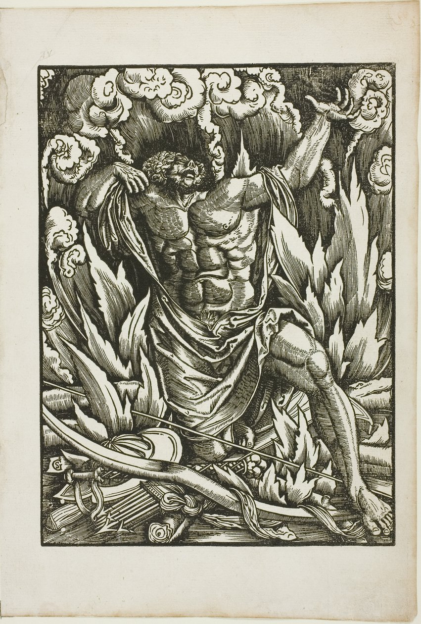 The Labors of Hercules: Hercules on the Pyre od Gabriel Salmon