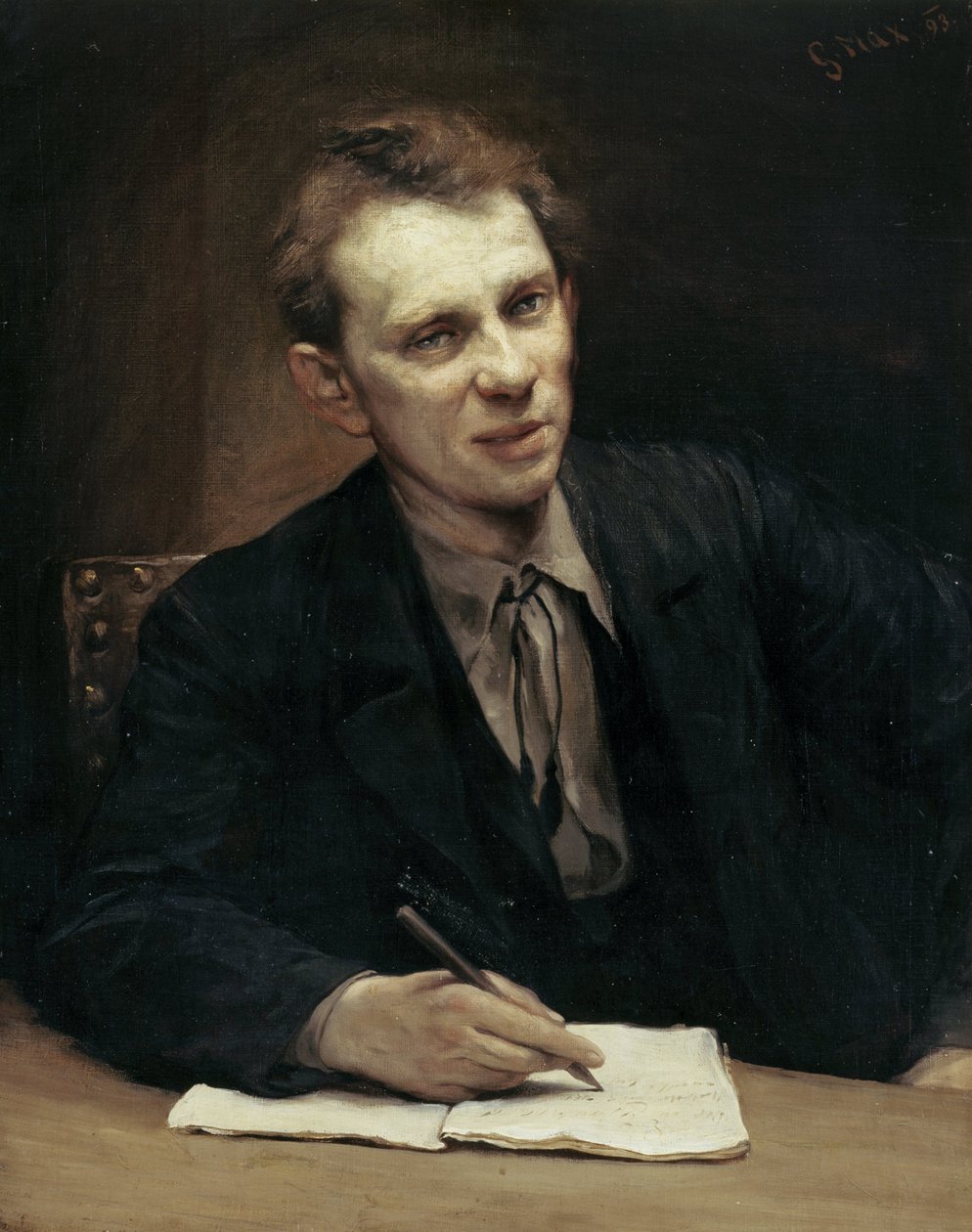 Dvorní herec Alois Wohlmuth od Gabriel von Max