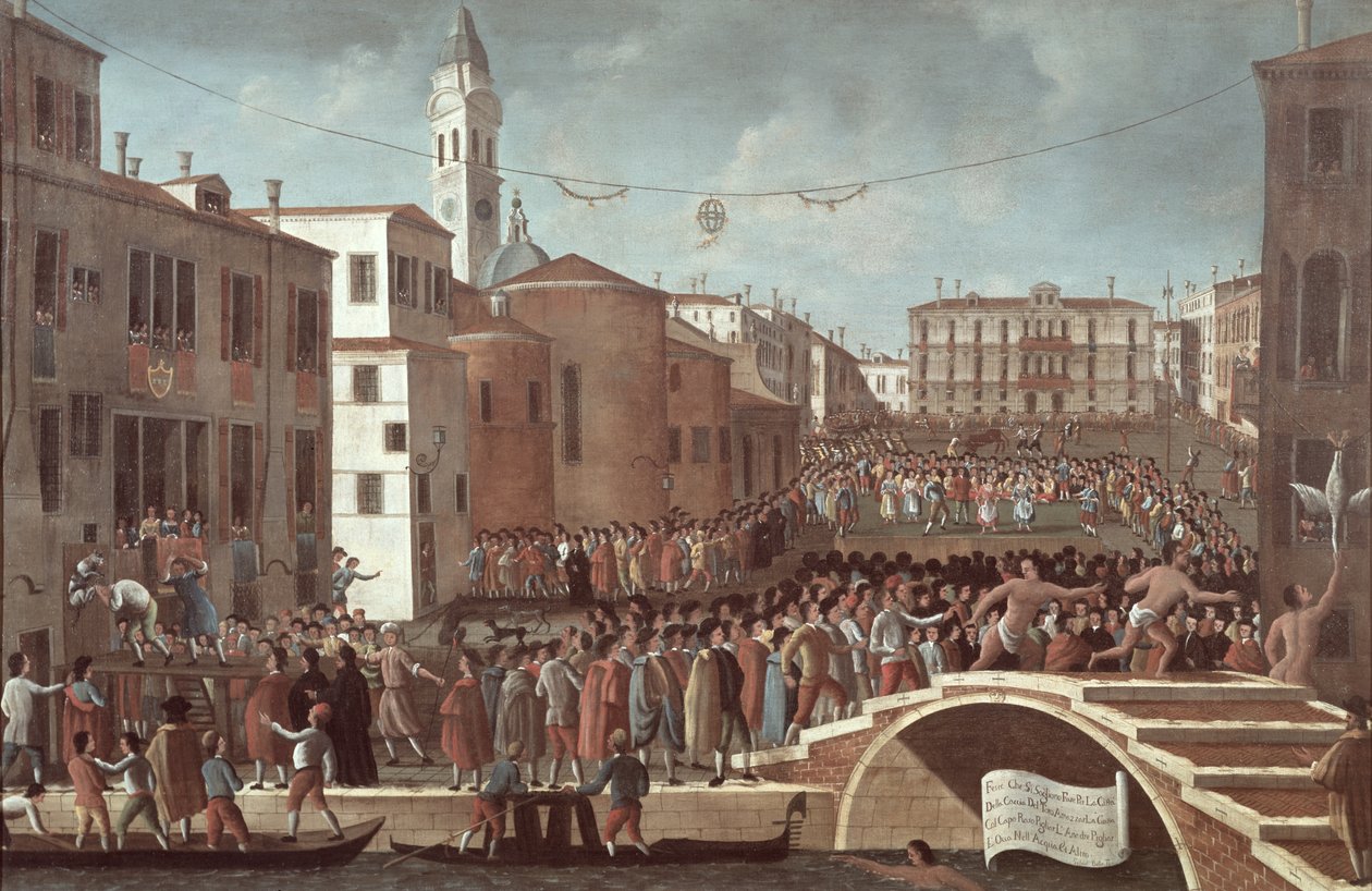 Festival Blahoslavené Panny Marie 2. února v Santa Maria Formosa, Benátky od Gabriele Bella