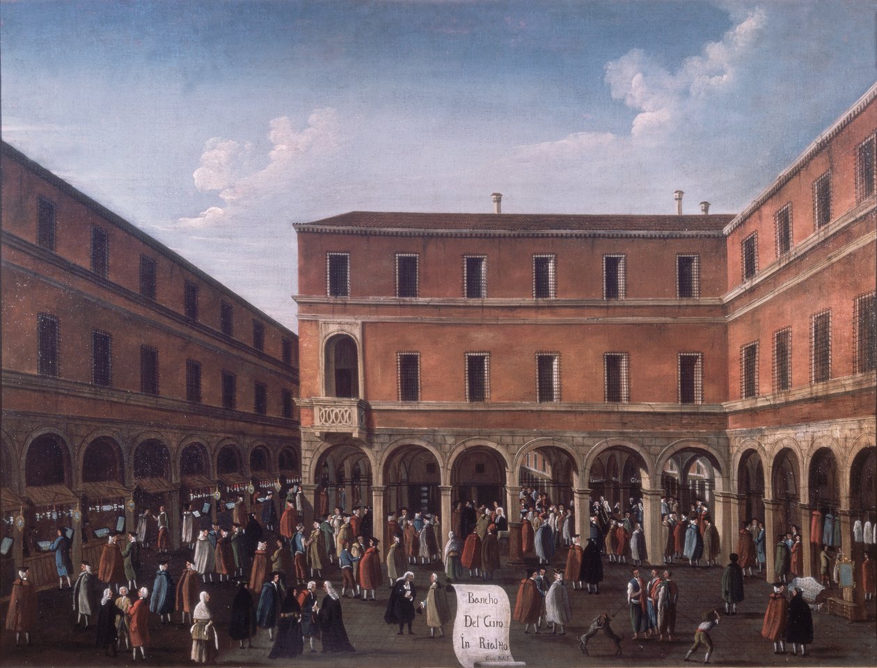 Bancho del Giro v Rialto, Benátky od Gabriele Bella