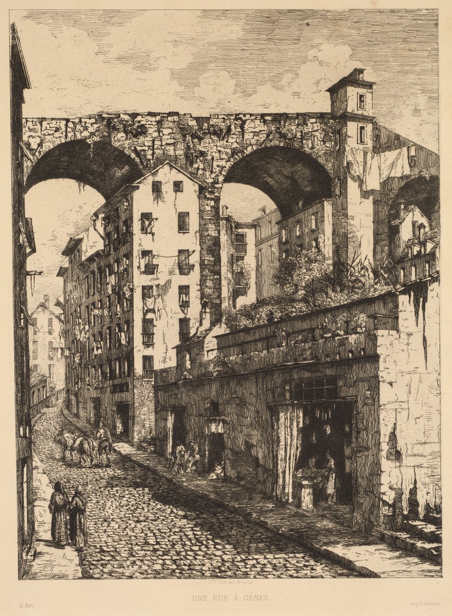 Ulice v Janově Ulice v Janově, 1878. od Gabrielle Marie Niel