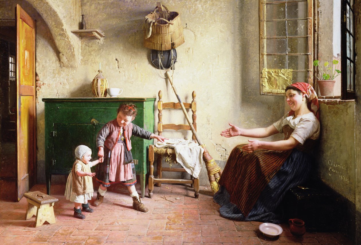 První kroky, 1876 od Gaetano Chierici