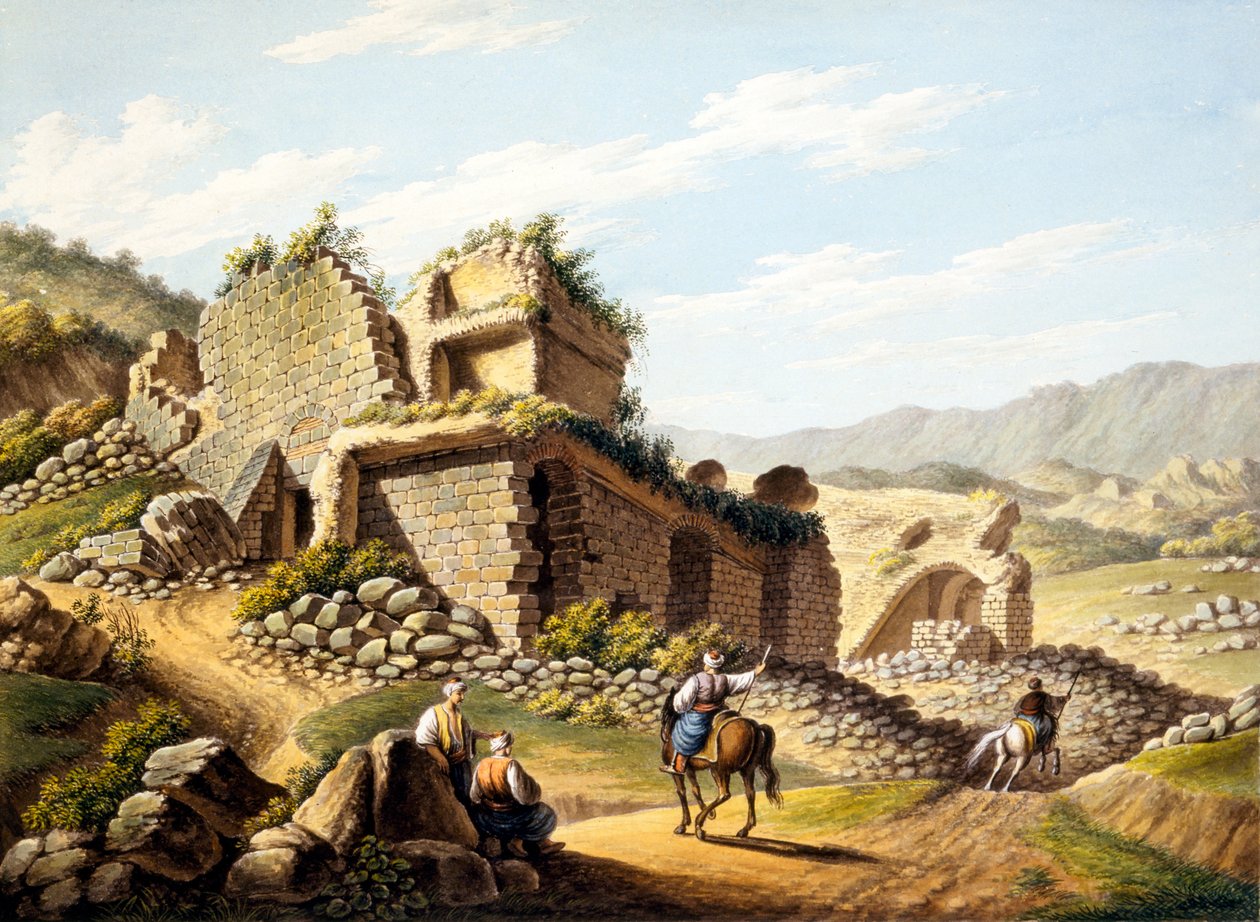 Ruiny stadionu, 1790 od Gaetano Mercati