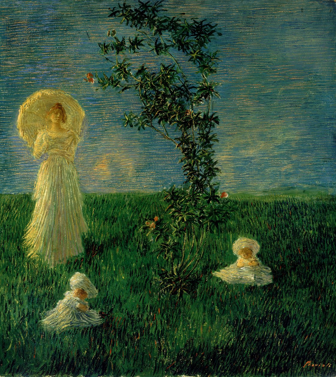 Na louce od Gaetano Previati