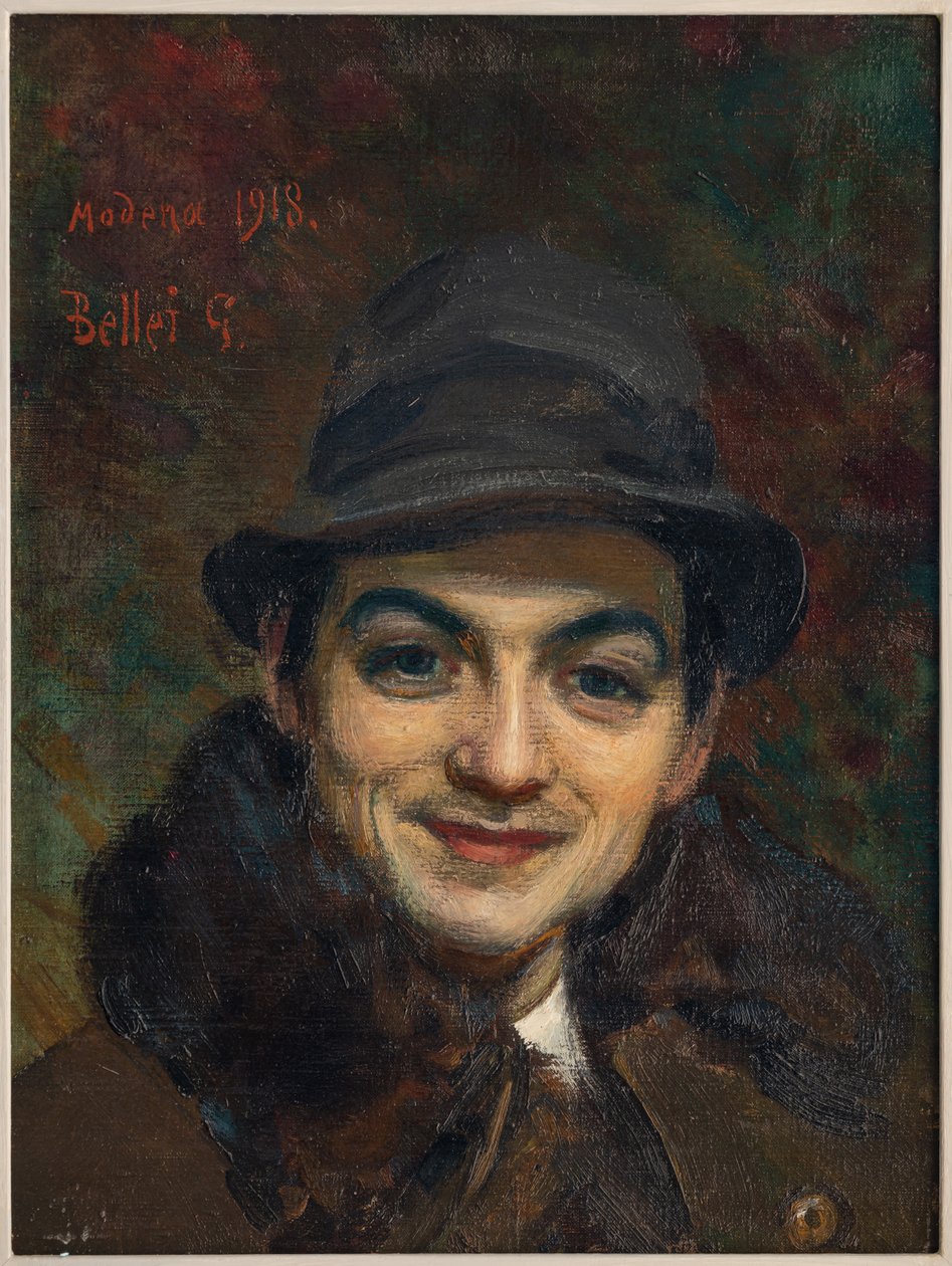 Portrét sochaře Zelinda Bonaciniho (olej na plátně) od Gaetano Bellei